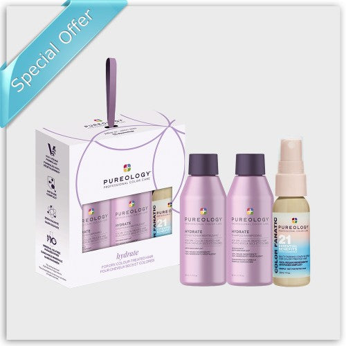 Pureology Holiday Travel Ornament Trio 2023 (Hydrate)