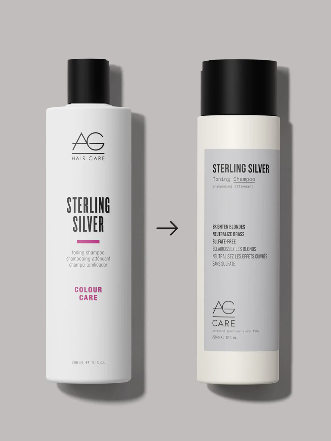AG Care Sterling Silver Toning Shampoo 296 ml