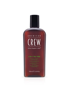 American Crew 3-in-1 Tea Tree Shampoo, Conditioner and Body Wash 100 ml